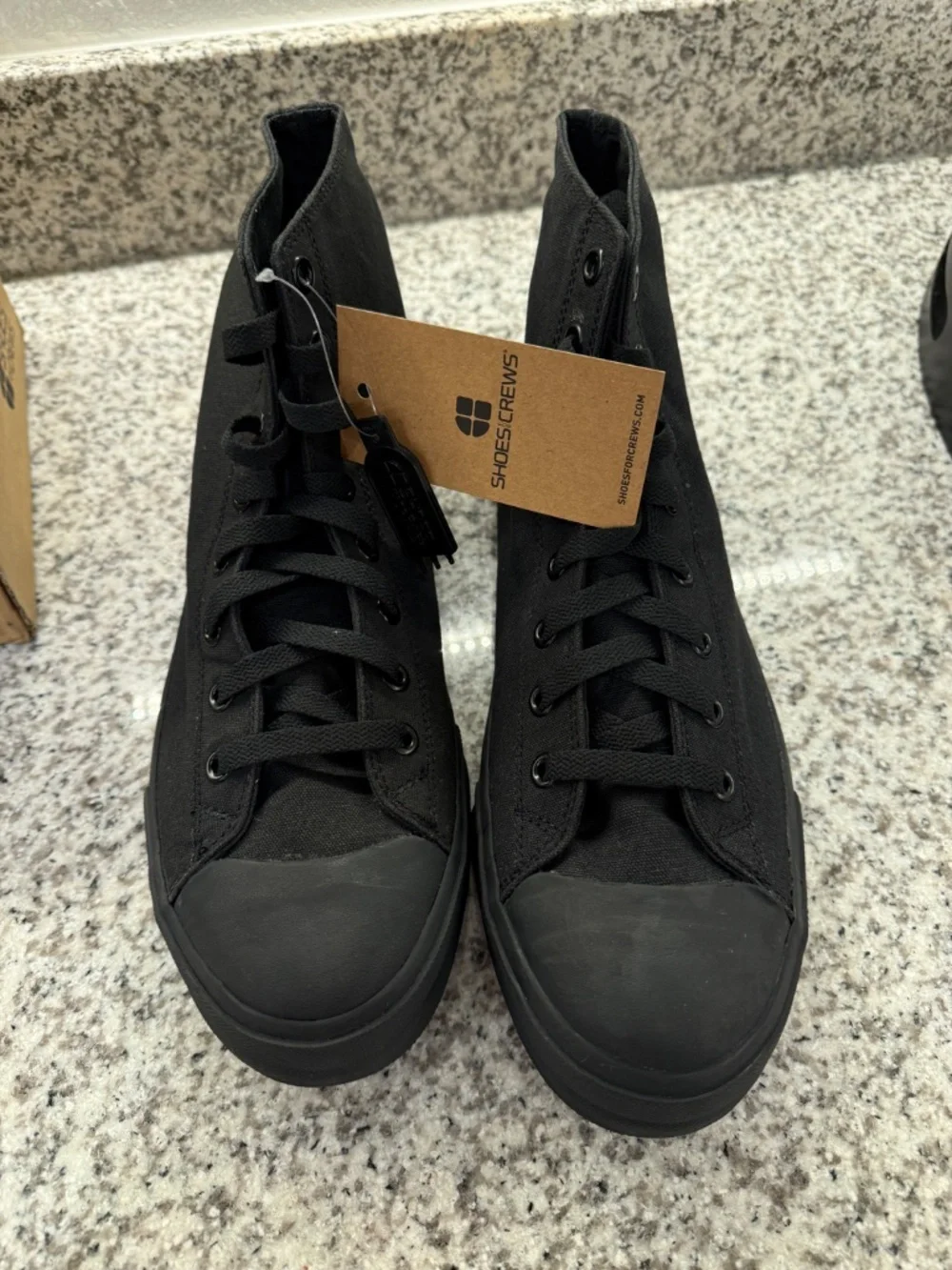 Shoes For Crews Pembroke Canvas High Top Work Shoes Men's 12 Women's 13.5 NWT